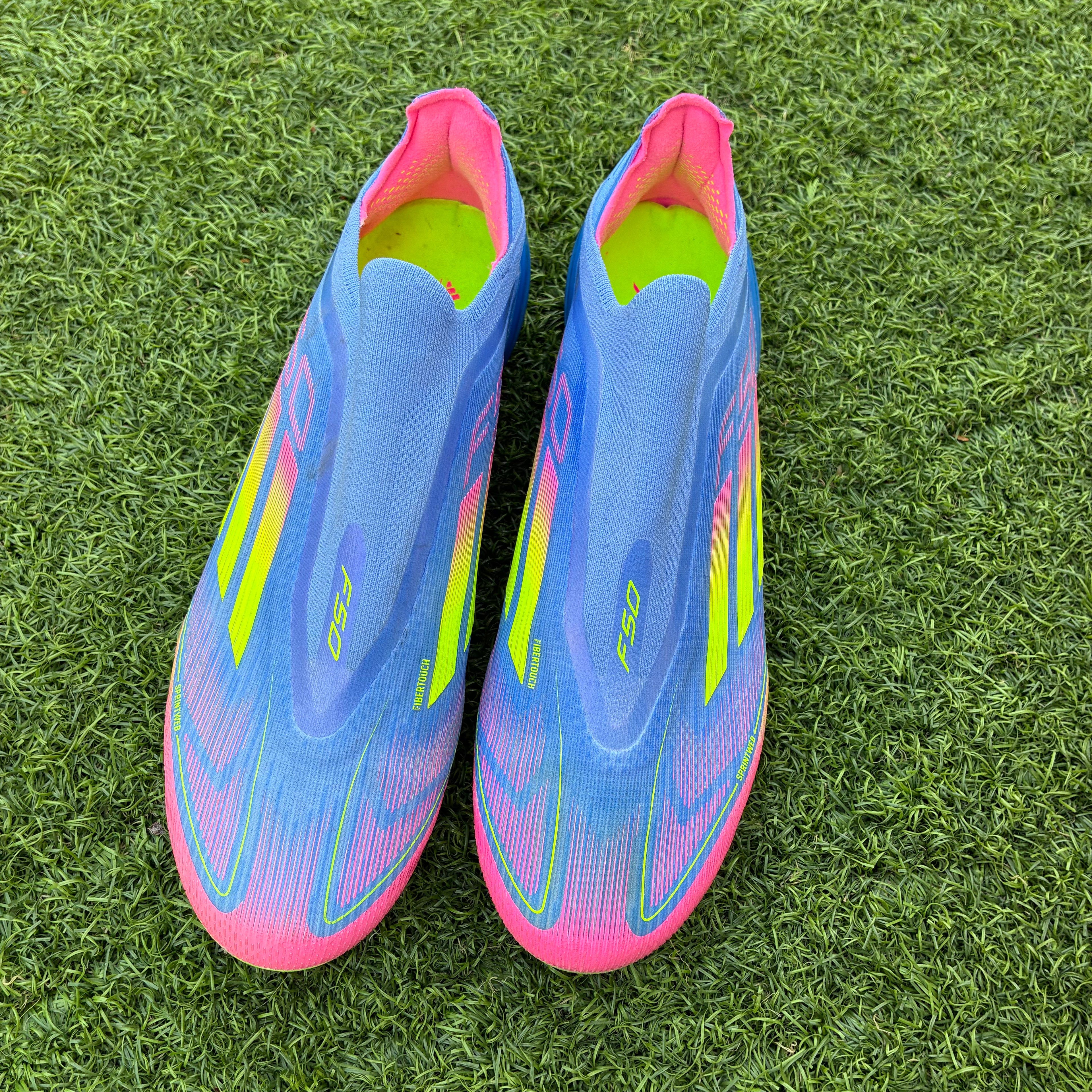 ADIDAS F50 ELITE LACELESS FG CELESTIAL VICTORY (taille 42)