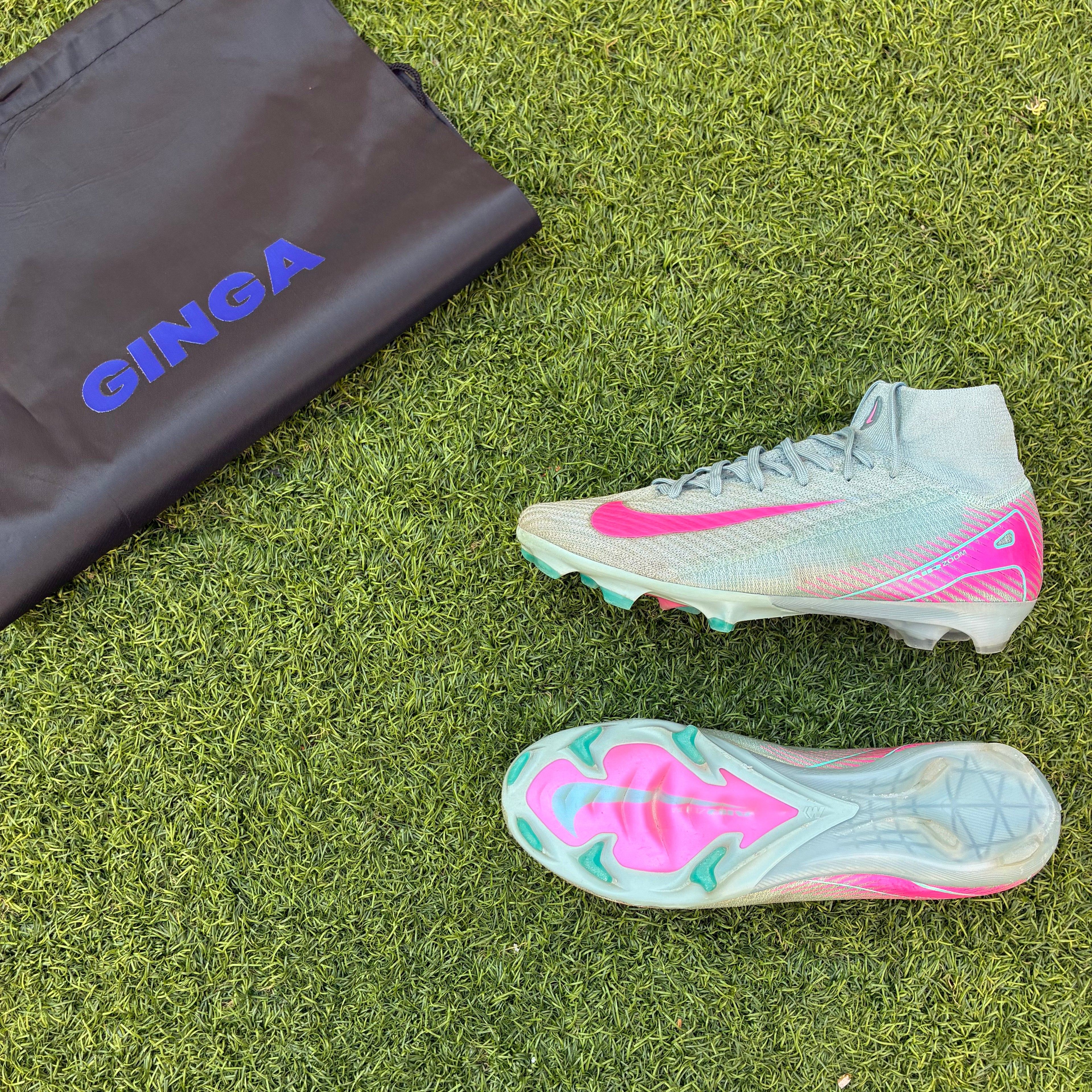 NIKE AIR ZOOM MERCURIAL SUPERFLY 10 ELITE FG PRISM (taille 40)