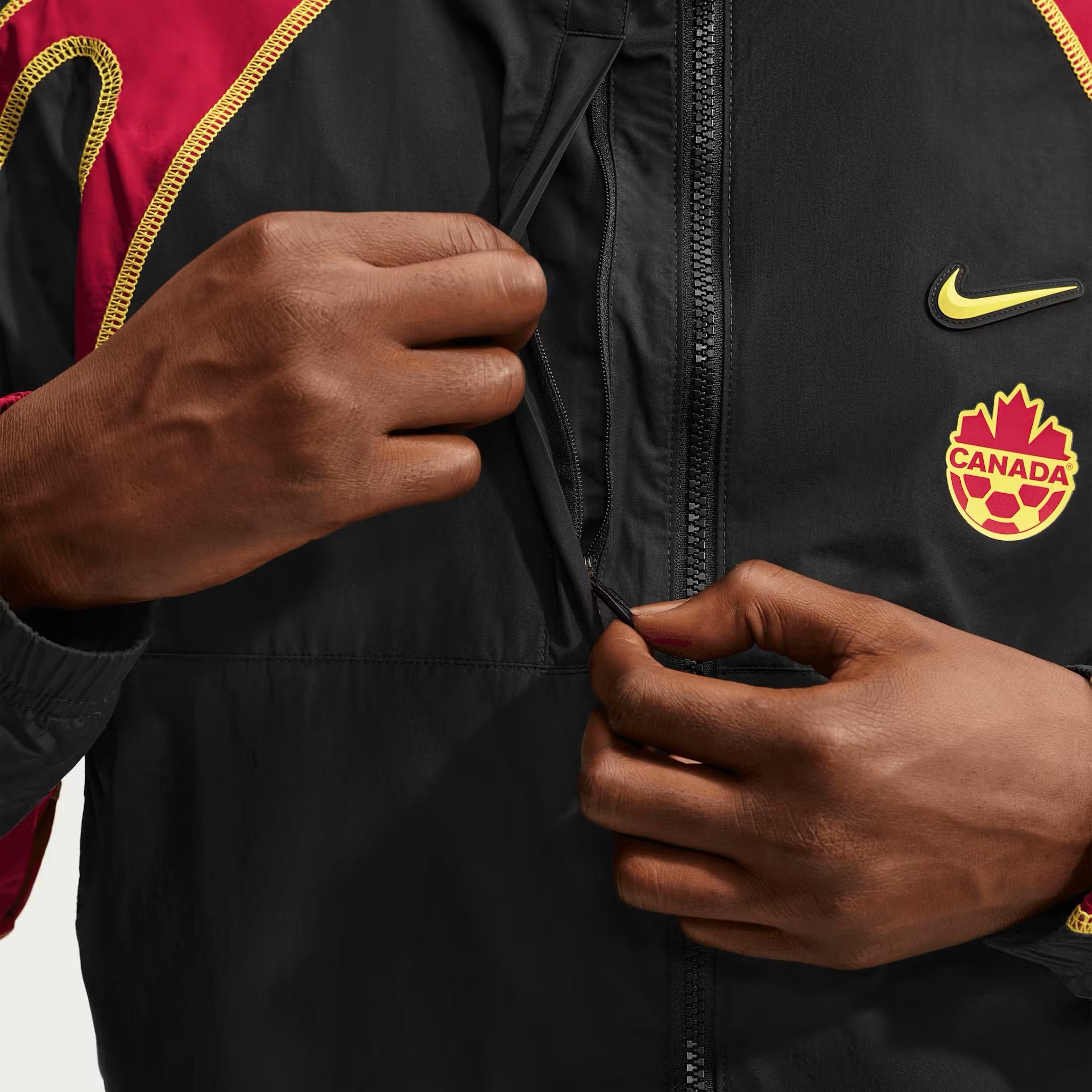 NOCTA x Canada x Nike Track Jacket Black Red